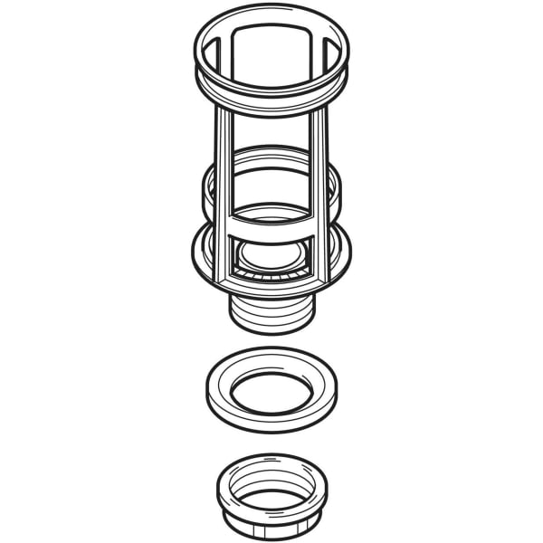 Geberit Bassin zu Geberit Twinline UP-Spk 12cm