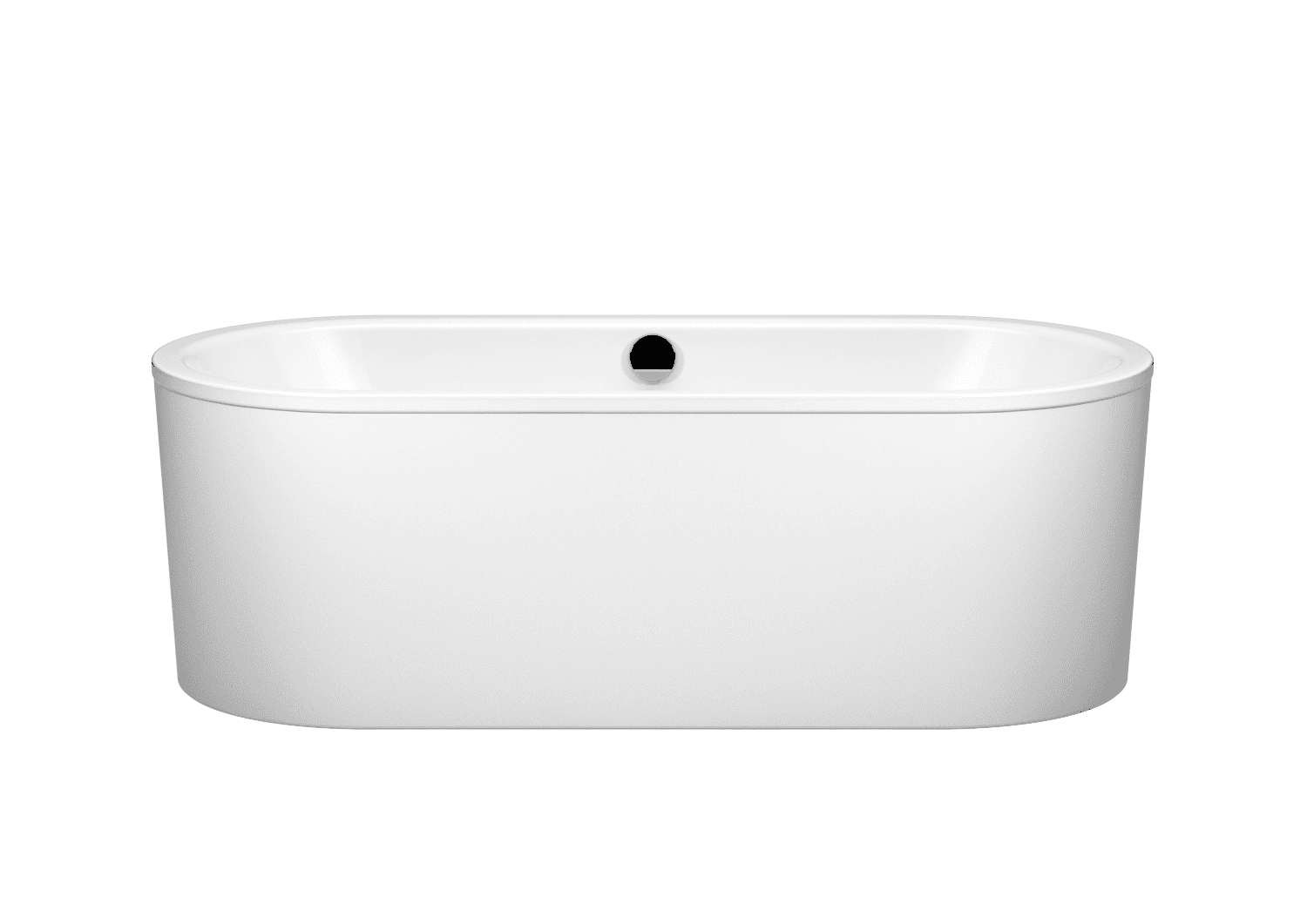 KA BW CLASSIC DUO OVAL freistehend Mod. 111-7,1800x800mm,alpinweiß,VKT alpwm