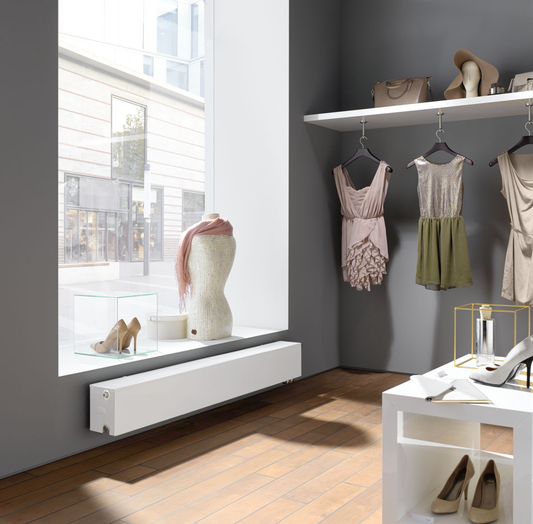 Kermi Plan-V Hyg T10 605x63x2005 QN1051, RAL9016, 10bar, Vent.li,o.Abd,BK