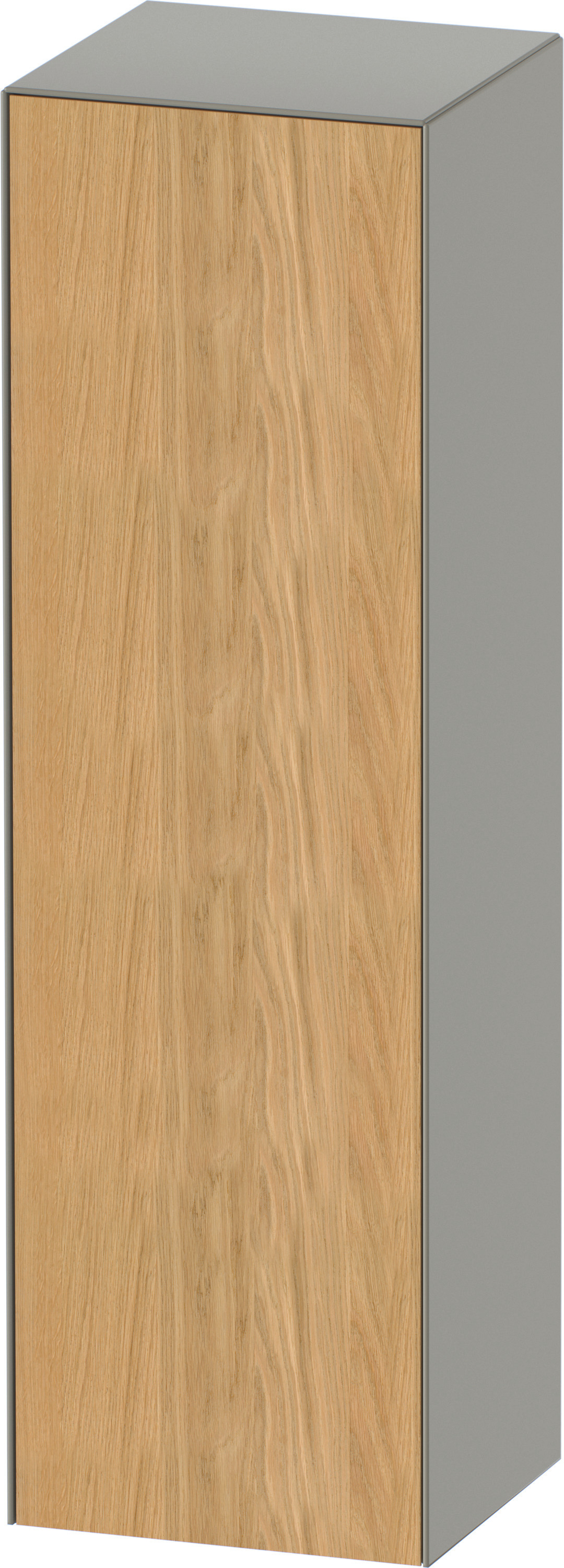 Duravit Halbhochschrank White Tulip, TA r,1320x400x360,Eiche N.M./St.gr.Sdm