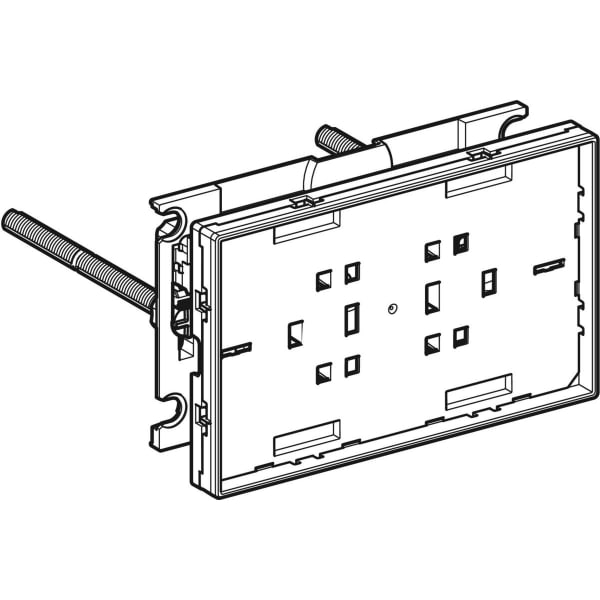 Geberit Omega Abdeckplatte flächenbündig, Sichtrahmen, kundespez.