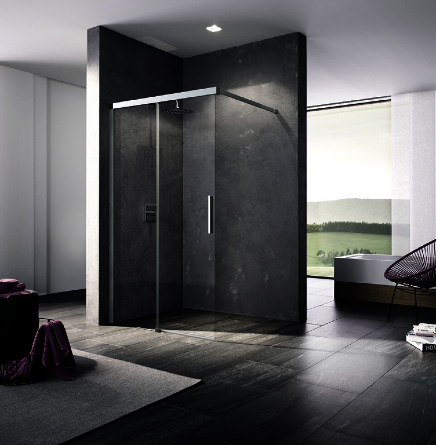 KR Kermi WALK-IN Nica J2R 1400x 2000 BV: 1375-1400 SWS ESG klar
