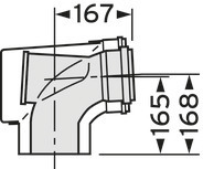 Vaillant Revisions-T-Stück(Bogen) 87 Gr konzentrisch PP inkl.Funktionsverschluss Vaillant Revisions-T-Stück(Bogen) 87 Gr konzentrisch PP inkl.Funktionsverschluss