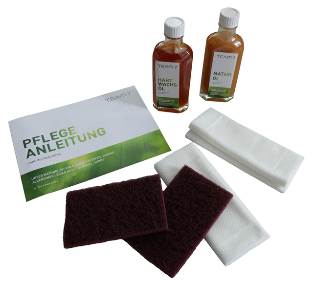KE Pflegeset Edition Lignatur 33398 inkl. Naturöl und Reinigungstüchern