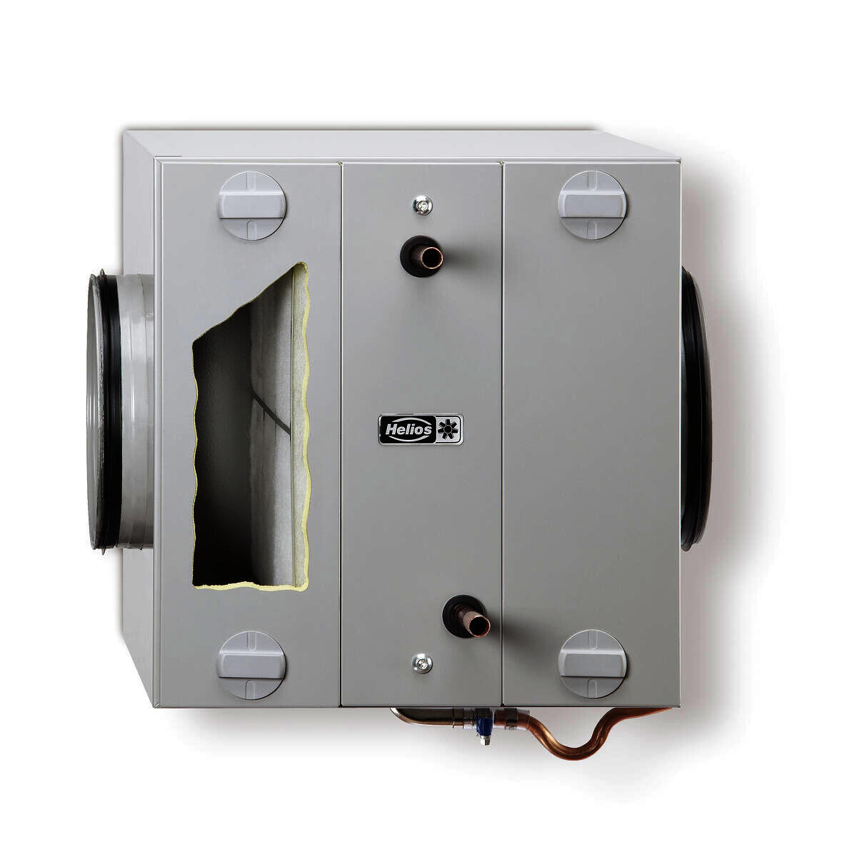 Helios SEWT-W Wärmetauschermodul vollisol., Stutzen DN 180 integr. Filter