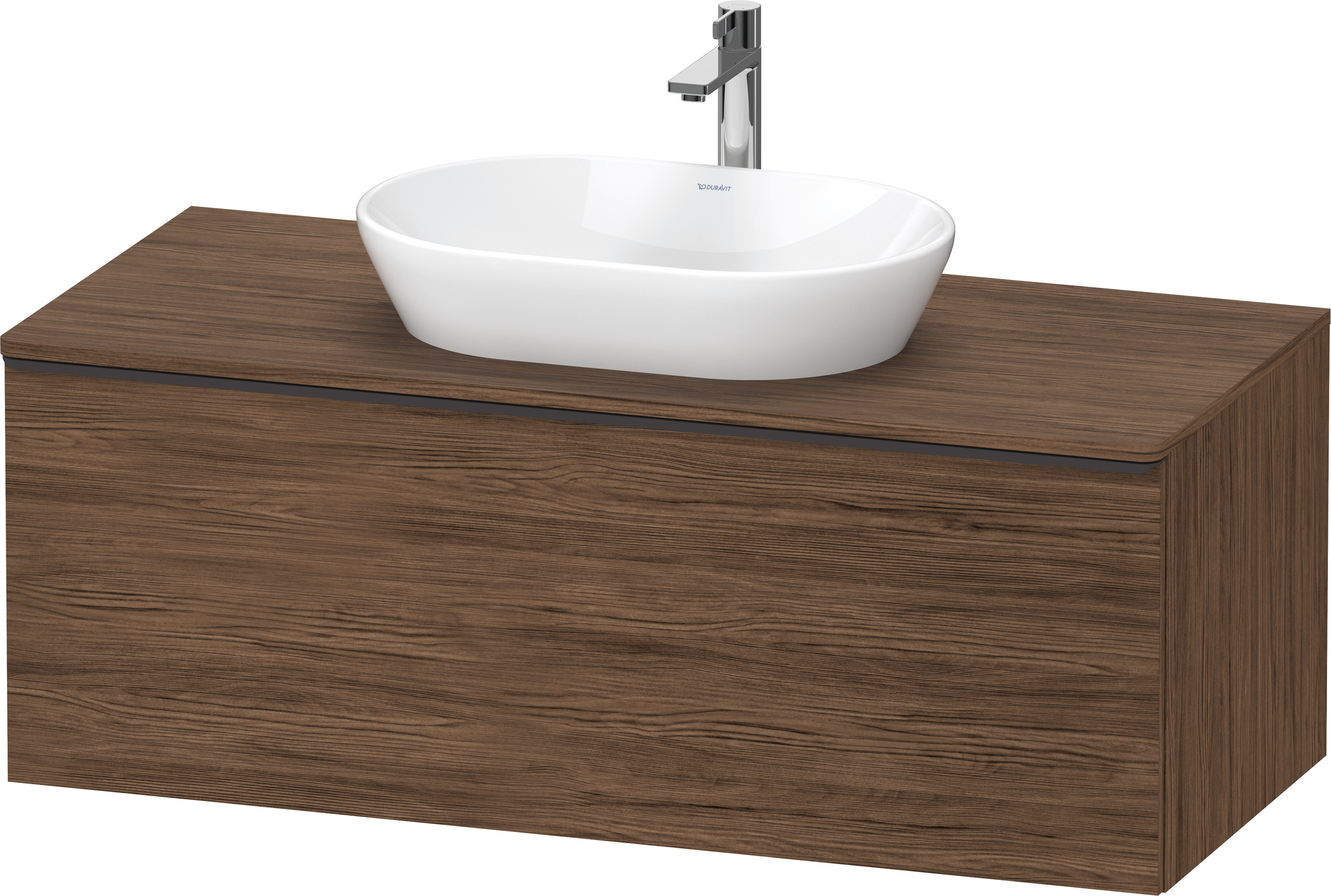 Duravit D-Neo,Kons-WTU,Ausz:1,Gr:Diam.Schwarz 1200x550x459mm,Wdh,Nussb.Dunkel Matt,Dek