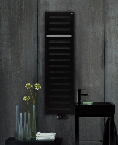 ZE Design-Heizkörper Metropolitan Bar MEP-180-050 1750x39x500 Black Matt