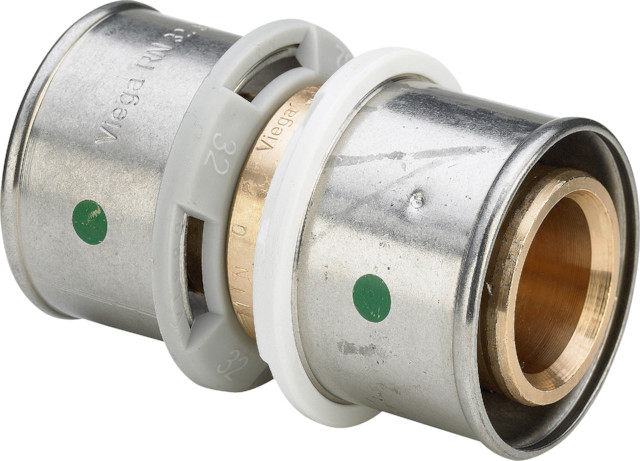 Viega Übergangskupplung Sanfix P 2115.9 in 32mm Rotguss Viega Übergangskupplung Sanfix P 2115.9 in 32mm Rotguss