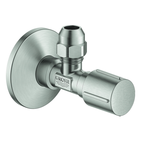 GROHE Eckventil 22039 1/2x3/8'' Rosette Metallgriff selbstdichtend supersteel