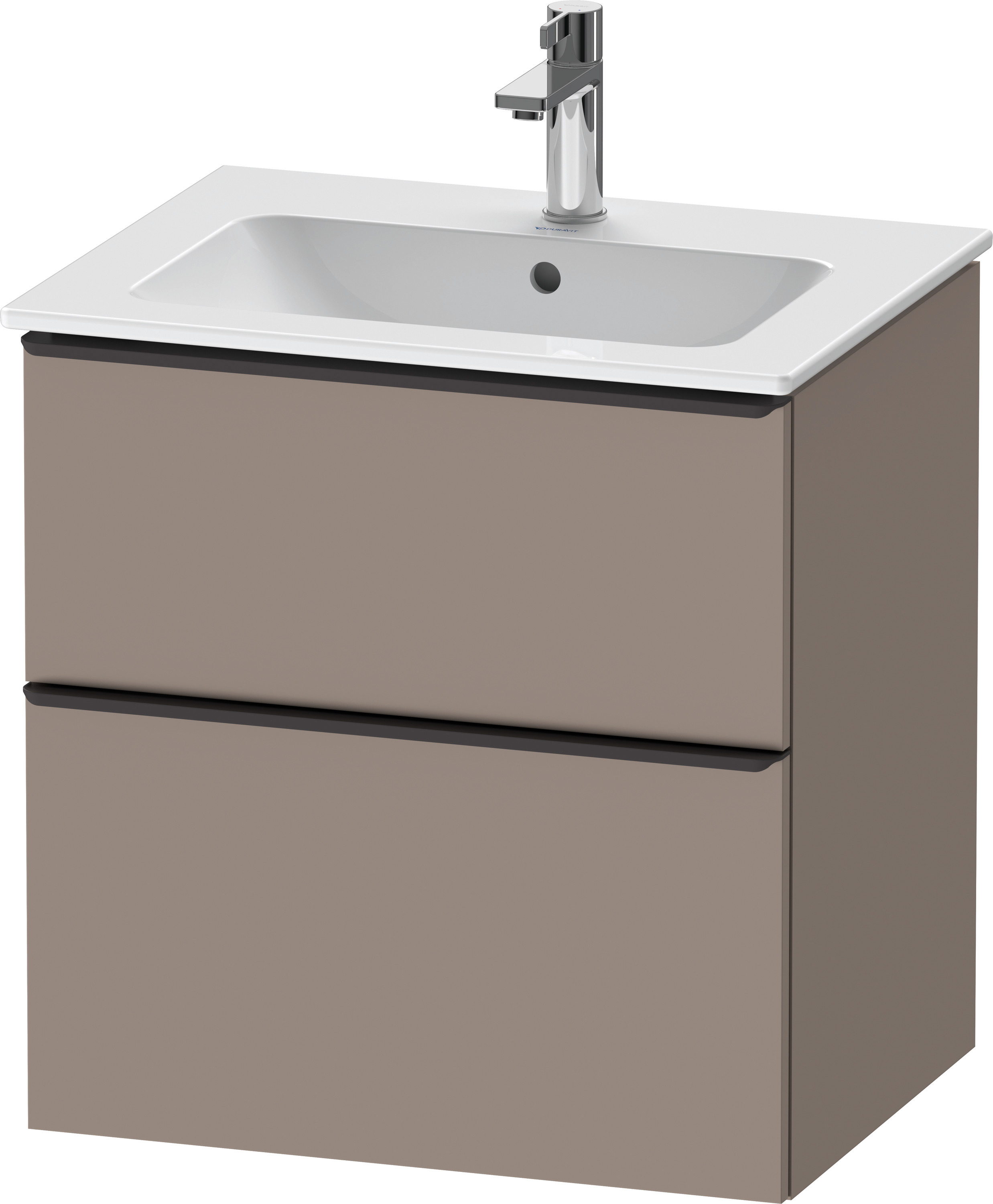 Duravit D-Neo WTU,Ausz:1,Schubk:1,GR:Dia.Schw 610x462x625mm,Wandh,Basalt Matt,Dekor