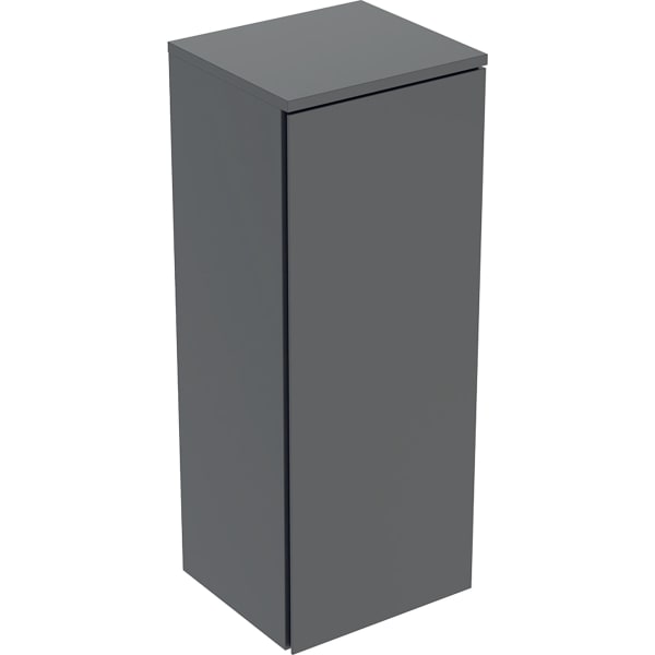 Geberit Renova Plan Mittelhochschrank m.1 Tür 33x85x29,7cm, lava/l. seidenmatt