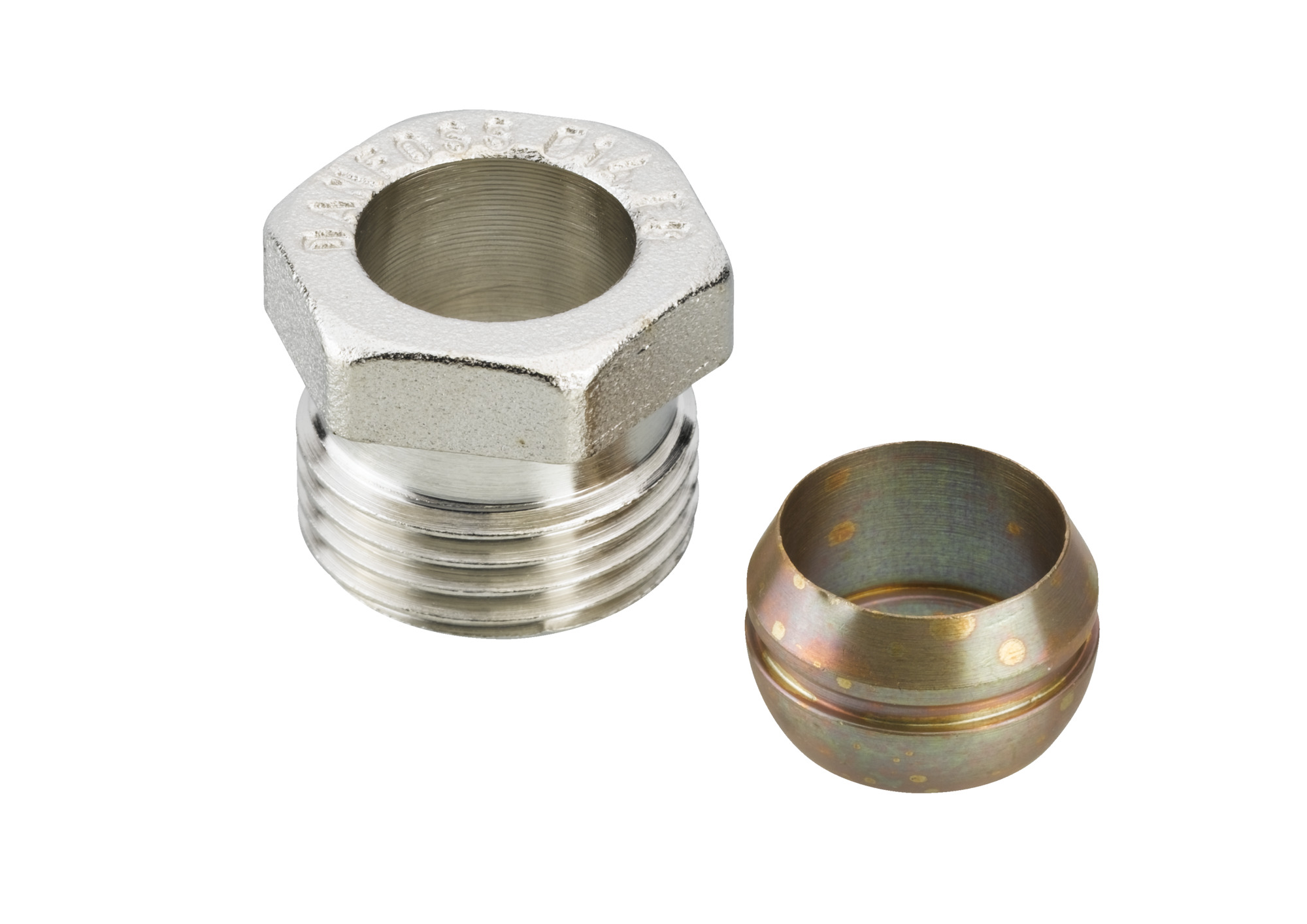 Danfoss Klemmverbinder R 1/2 AG auf 14mm für Stahl- und Kupferrohre (10St,)