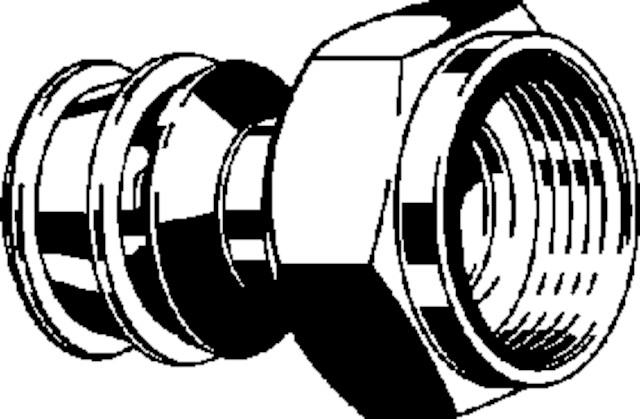 Viega Verschraubung mit SC Raxofix 5363 in 25mm x G11/2 Siliziumbronze