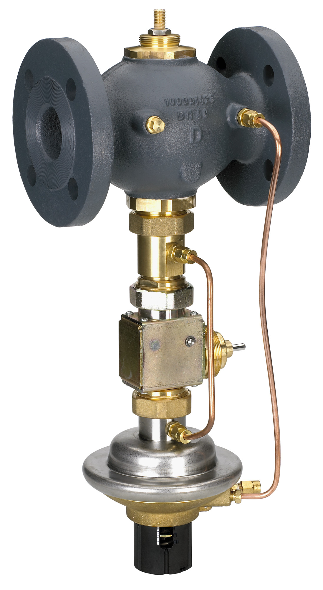 Danfoss Diff.Druck.+ V,stromreg.AVPQT Kvs 206, 0,2/0,2 - 1,0 bar, Flansch