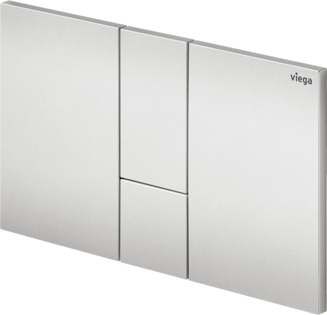 Viega WC Betätigungsplatte VfS 24 8614.1 aus Kunststoff in edelmatt