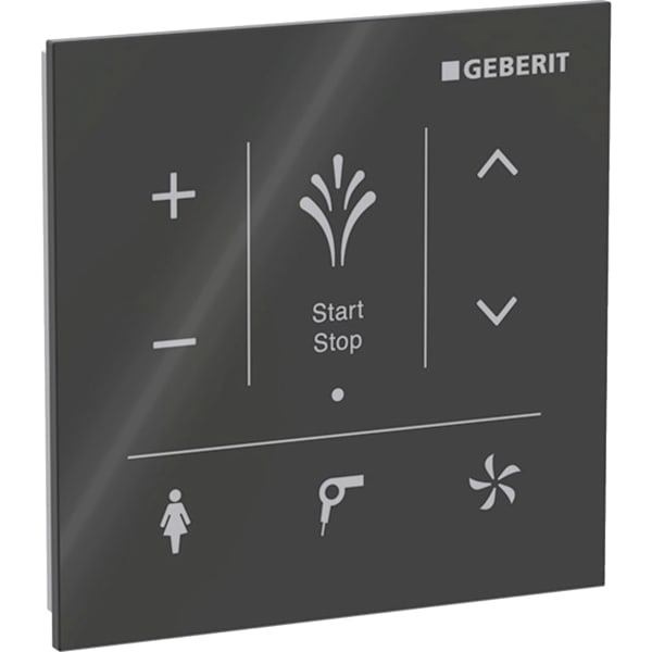 Geberit Wandbedienpanel für Geberit AquaClean schwarz /Glas