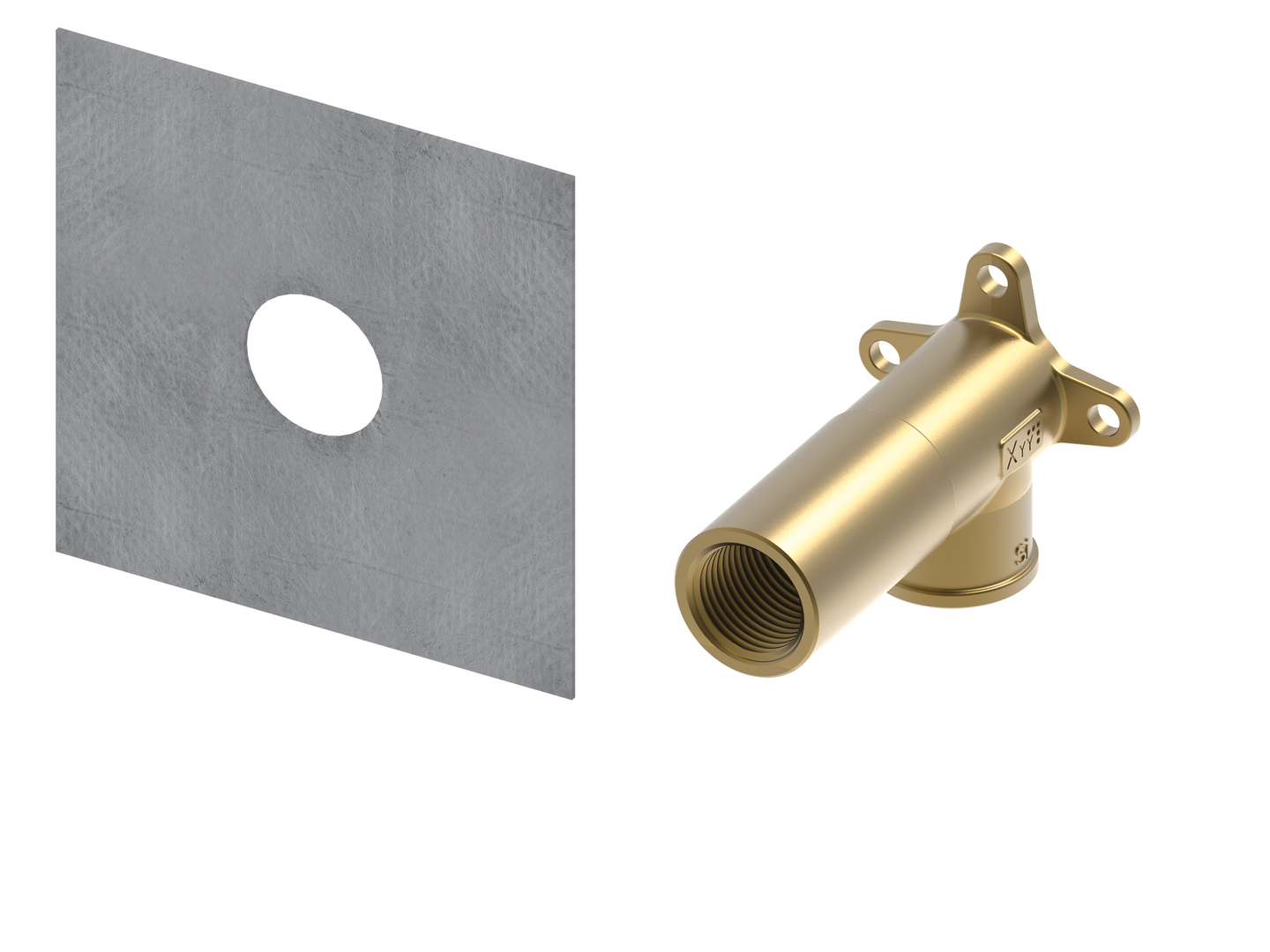 TECEprofil System-Wandscheibe 1/2"x1/2" lange Ausführung, Si-Bronze TECEprofil System-Wandscheibe 1/2"x1/2" lange Ausführung, Si-Bronze