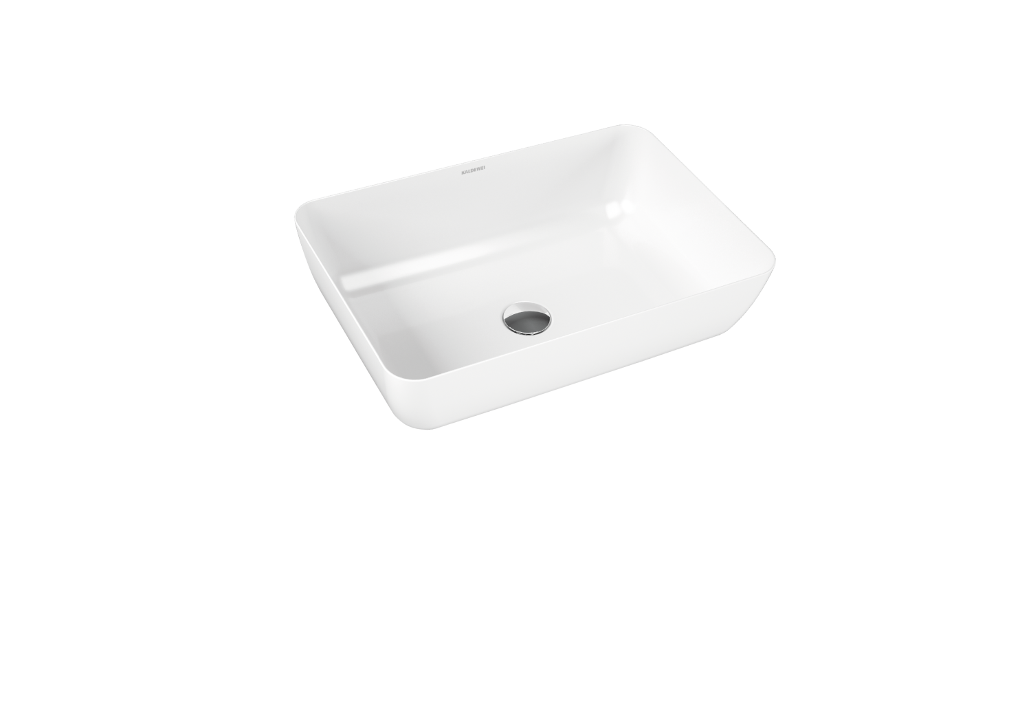 KA WB CAYONO Waschtisch-Schale Mod.3188, 520x355mm,alpinweiß,Perl-Effekt,oÜL