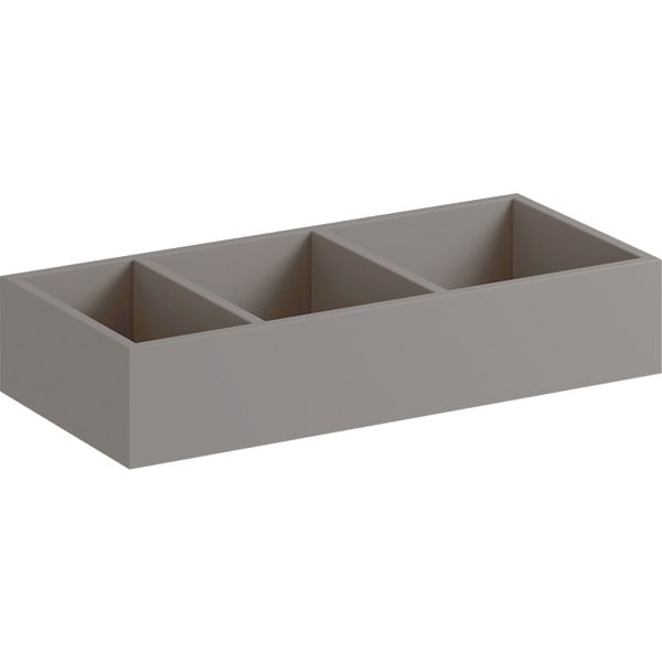 Geberit Xeno2 Schubladeneinsatz H-Teilung 32,3x6,2x15cm, sculturagrau Geberit Xeno2 Schubladeneinsatz H-Teilung 32,3x6,2x15cm, sculturagrau