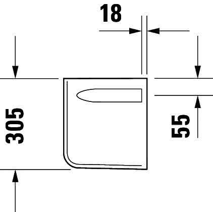 DU Halbsäule D-Code für 231065/231060/231055/034812, weiß