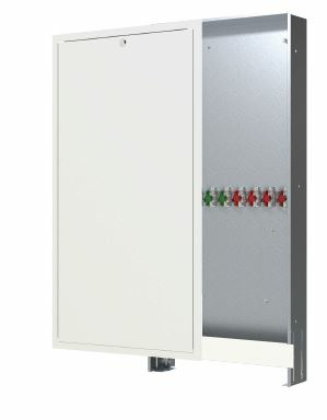 Danfoss Sichtteil zu Unterputzkasten 183U6030, Pulverbeschichtet, RAL9016