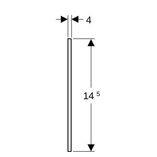 Geberit Vergrösserungsspiegel rund d:14,5cm