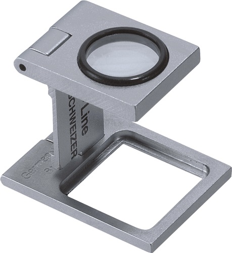 Fadenzähler Tech-Line 8x Linsen-D.16,3mm Schweizer Fadenzähler Tech-Line 8x Linsen-D.16,3mm Schweizer