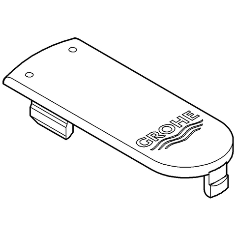 GROHE Abdeckkappe 46184 Metall für Hebel Eurodisc 46183