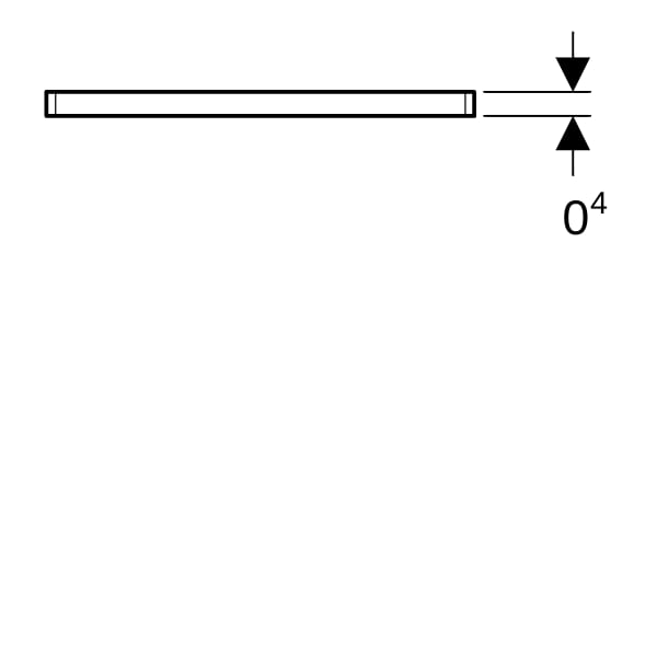 Geberit CleanPoint Designrost, eckig 8 x 8 cm