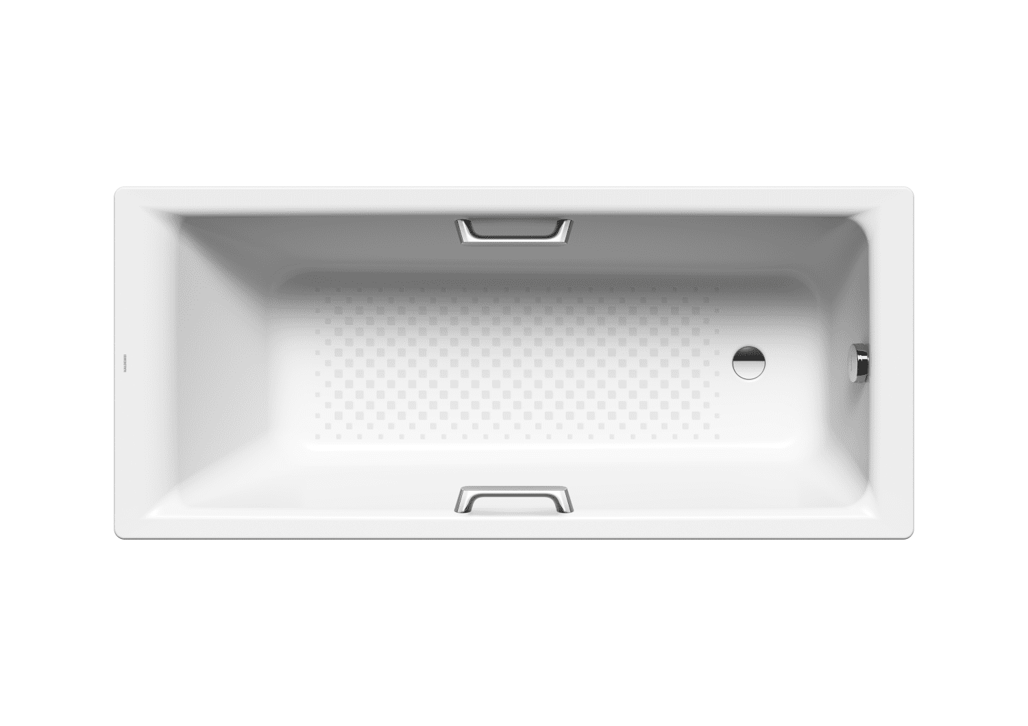 KA BW PURO STAR Mod.685,1600x700mm, alpinweiß,Perl-Effekt,mit Vollantislip