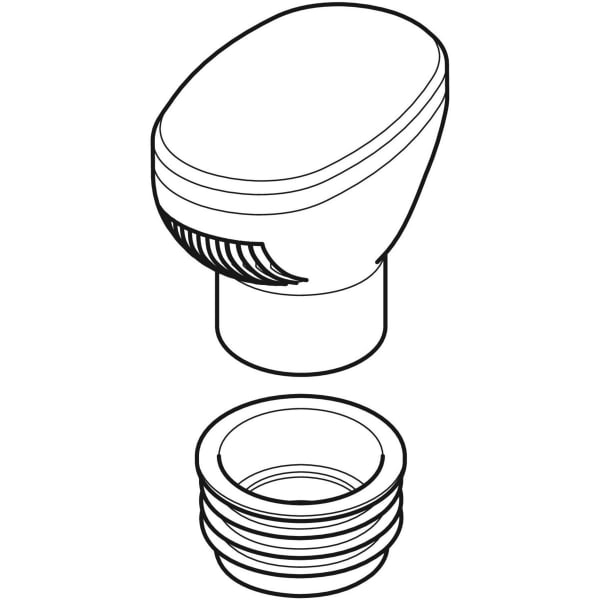 Geberit Belüftungsventil GRB90 für Geberit Silent-PP d90/106