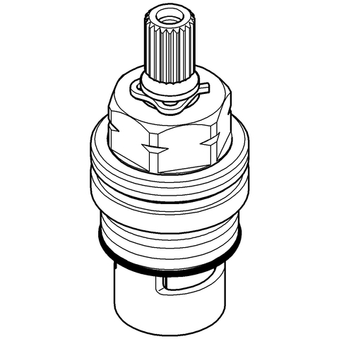 GROHE Oberteil 64368 Keramik 1/2''