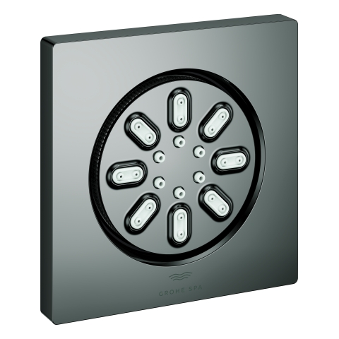 GROHE Seitenbrause 26802 Rainshower Aqua eckig 2 Strahl 3,3 l/min hard graphite GROHE Seitenbrause 26802 Rainshower Aqua eckig 2 Strahl 3,3 l/min hard graphite