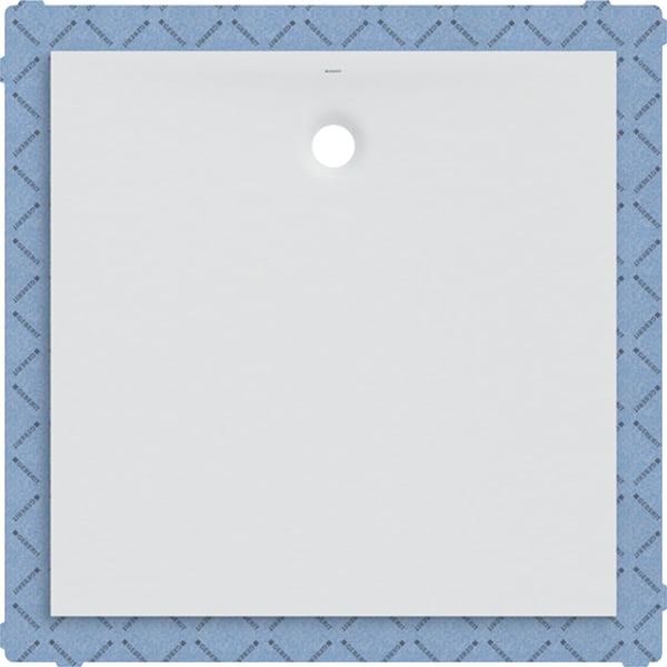 Geberit Olona Duschwanne 120 x 120 cm quadratisch, mit Dichtvlies, weiß matt