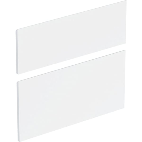 Geberit Set Schubladenfront für Unterschrank B:70cm, weiß glanz