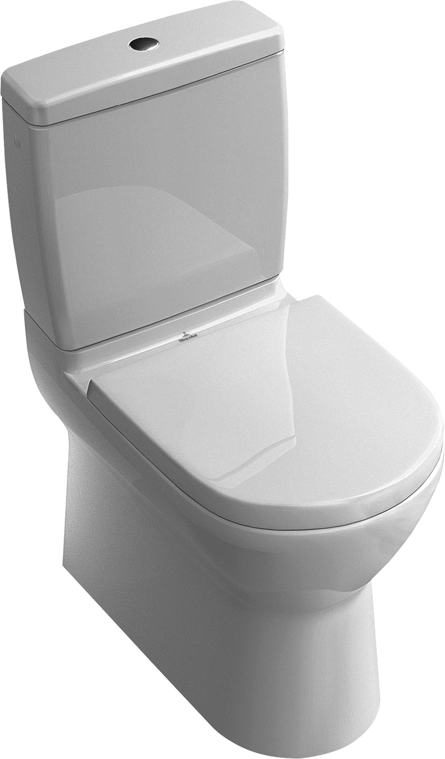 VB Tiefspül-WCKombi O.novo 360x640x400mm ov bodenst. Abg. waagr. Weiß Alpin