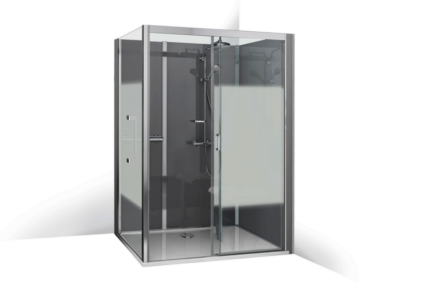 Roth Komplettdusche Vinata Comfort Eck Hoch anthrazit 1560x777 ESG Flow
