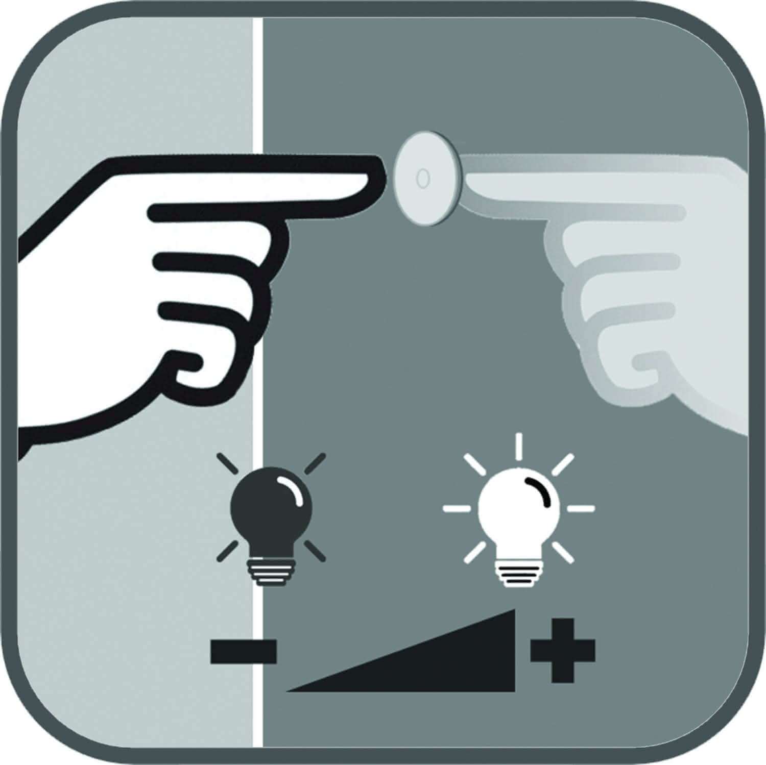 AS TOP-G Touchsymbol im Glas Lichtfarbe stufenlos 3000 - 6000 Kelvin AS TOP-G Touchsymbol im Glas Lichtfarbe stufenlos 3000 - 6000 Kelvin