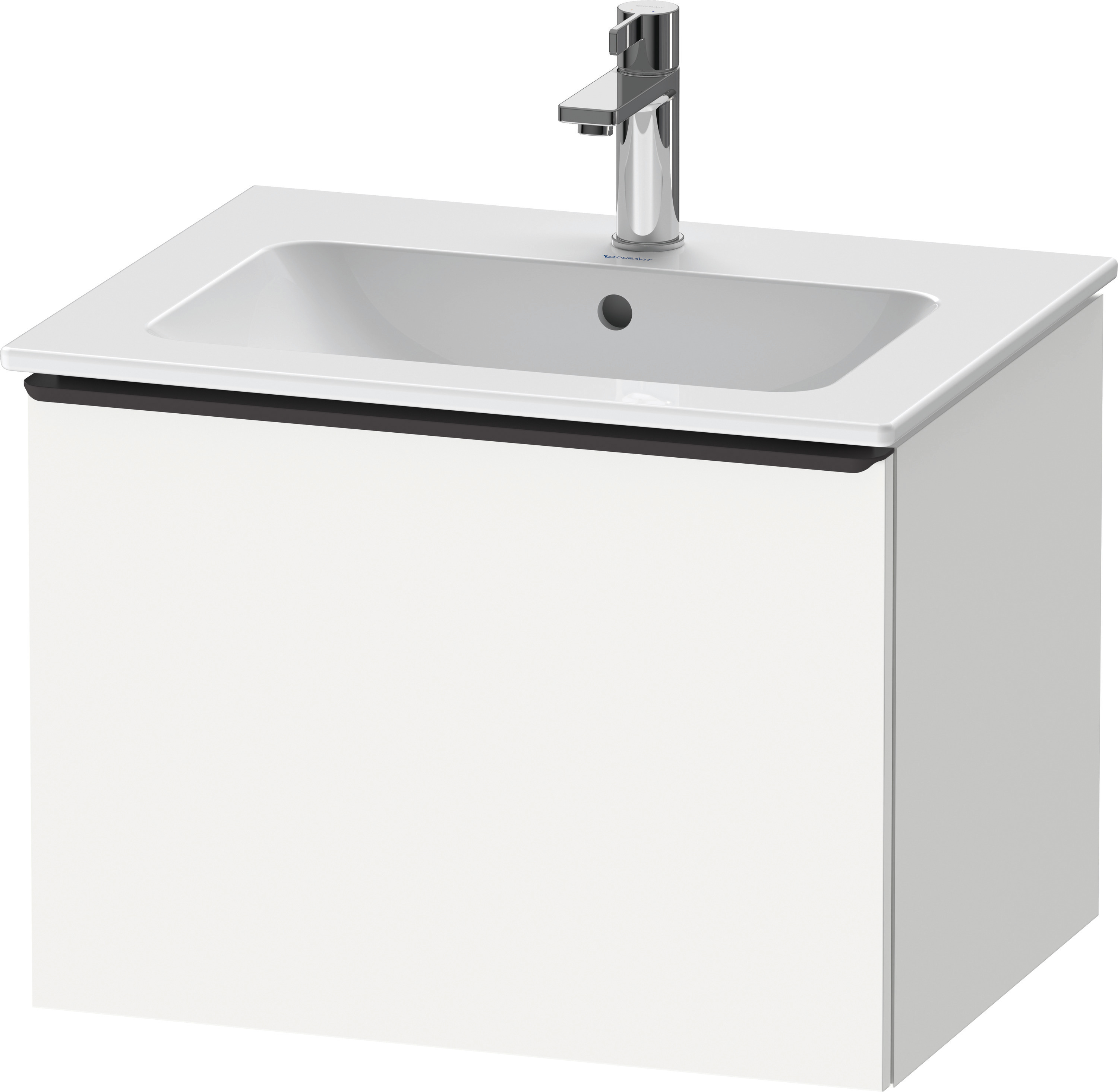 Duravit D-Neo WTU,Wdh,Ausz:1,Gr:Diamant Schw. 610x462x440mm,Weiß Matt,Dekor