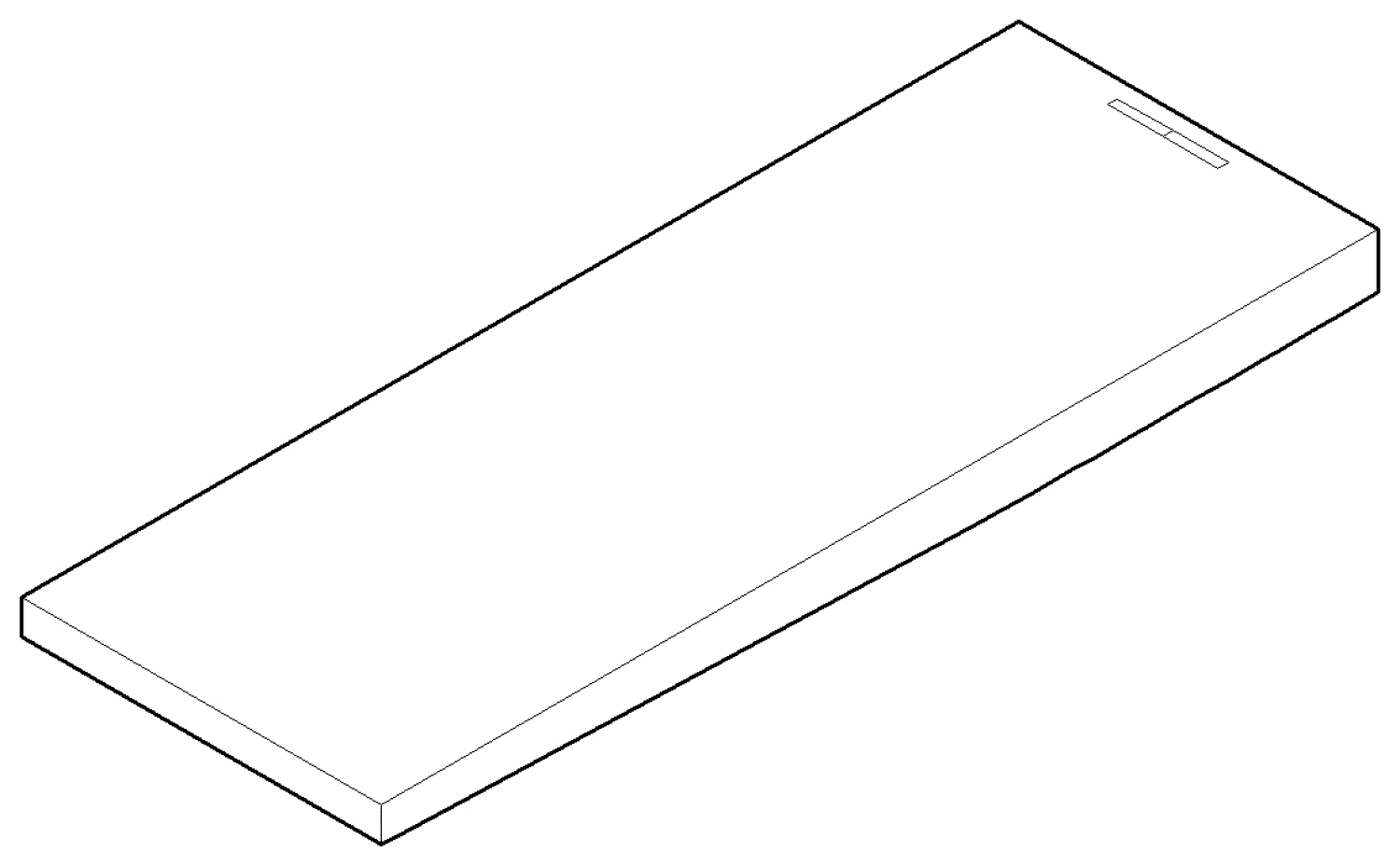 DO Gr. für Wanne Stand ET 092073049 52 x 8 x 145 mm Champagne (22kt Gold)