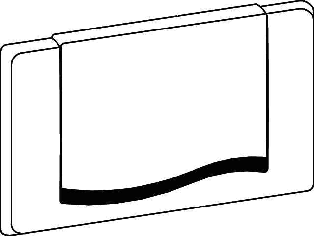 WC-Betätigungsplatte MEPA Wave IR x (bis Baujahr 12.2008)