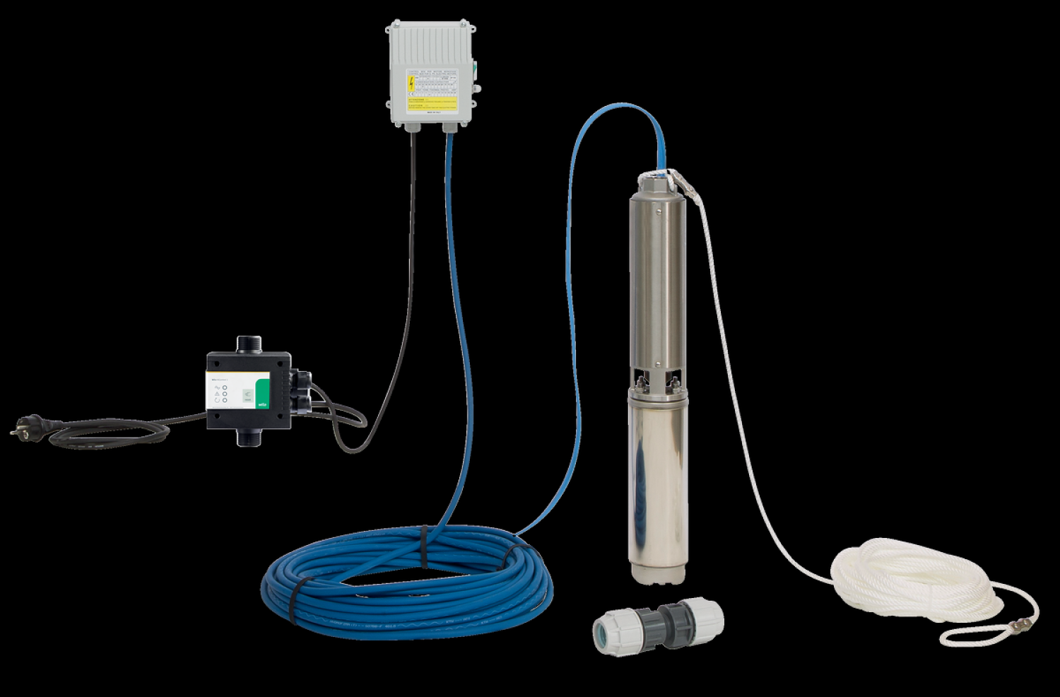 Wilo Unterwassermotor-Pumpe Sub TWU4.04-07-EM-C-PnP/FC,Rp11/4,0.55kW