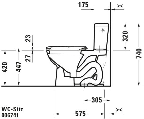 Duravit WC-Sitz D-Code ohne Absenkautomatik Scharniere edelstahl, lang, weiß