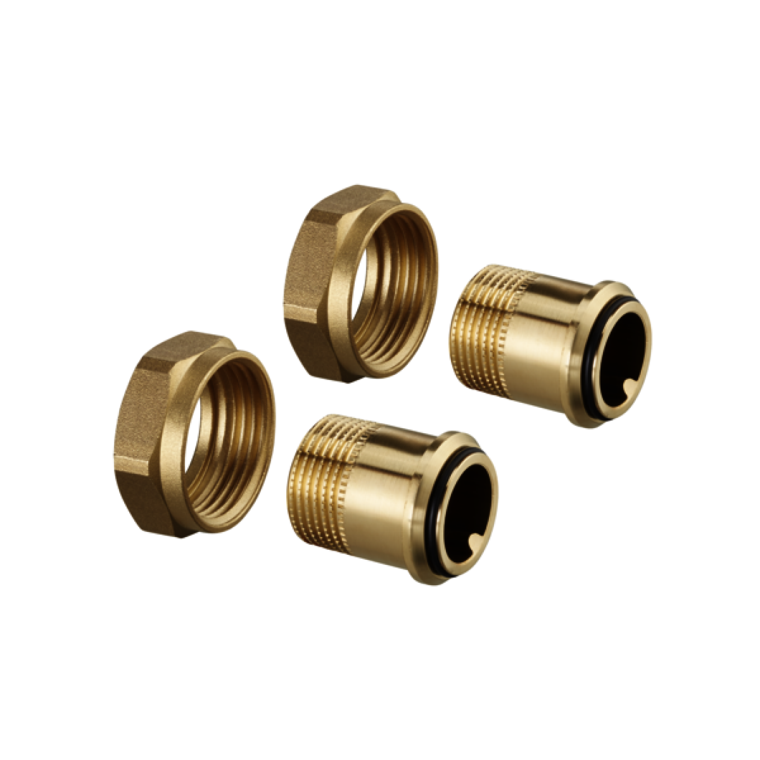 OVENTROP-Tüllenanschluss-Set für "Cocon" Reg.Ventile,Gewindetülle 2fach,DN20,3/4"