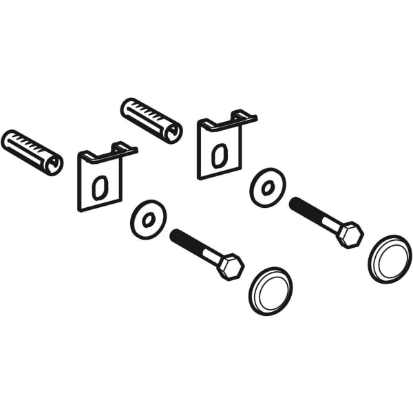 Geberit Befestigungsset für Stand-WC und Standbidet