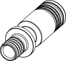 TECEflex Anschlussadapter aus Siliziumbronze für Hygieneb. Dim.20mm
