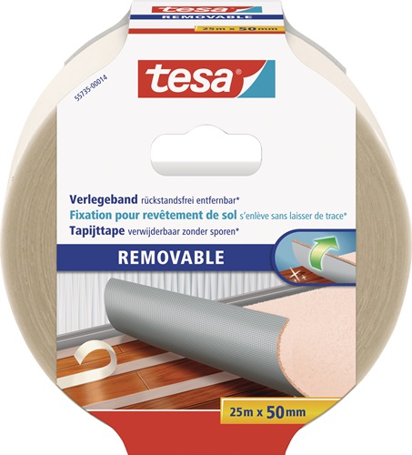 Doppelseitiges Verlegeband 55735 L.25m B.50mm Rl.TESA Doppelseitiges Verlegeband 55735 L.25m B.50mm Rl.TESA