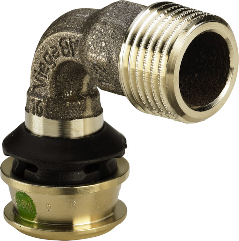 Viega Bogen 90 Grad mit SC Raxofix 5314 in 16mm x R1/2 Siliziumbronze Viega Bogen 90 Grad mit SC Raxofix 5314 in 16mm x R1/2 Siliziumbronze