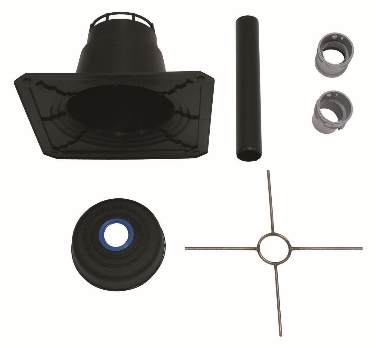 Vaillant Set 1 Grundelemente Schachtabd. für flexibles Abgassystem DN 60, PP