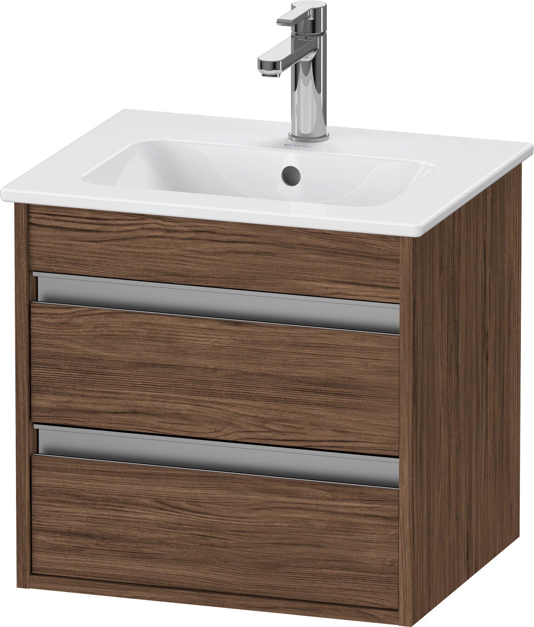 Duravit WTU Ketho 480x500x412mm, 2 Schubk. Nussbaum Dunkel